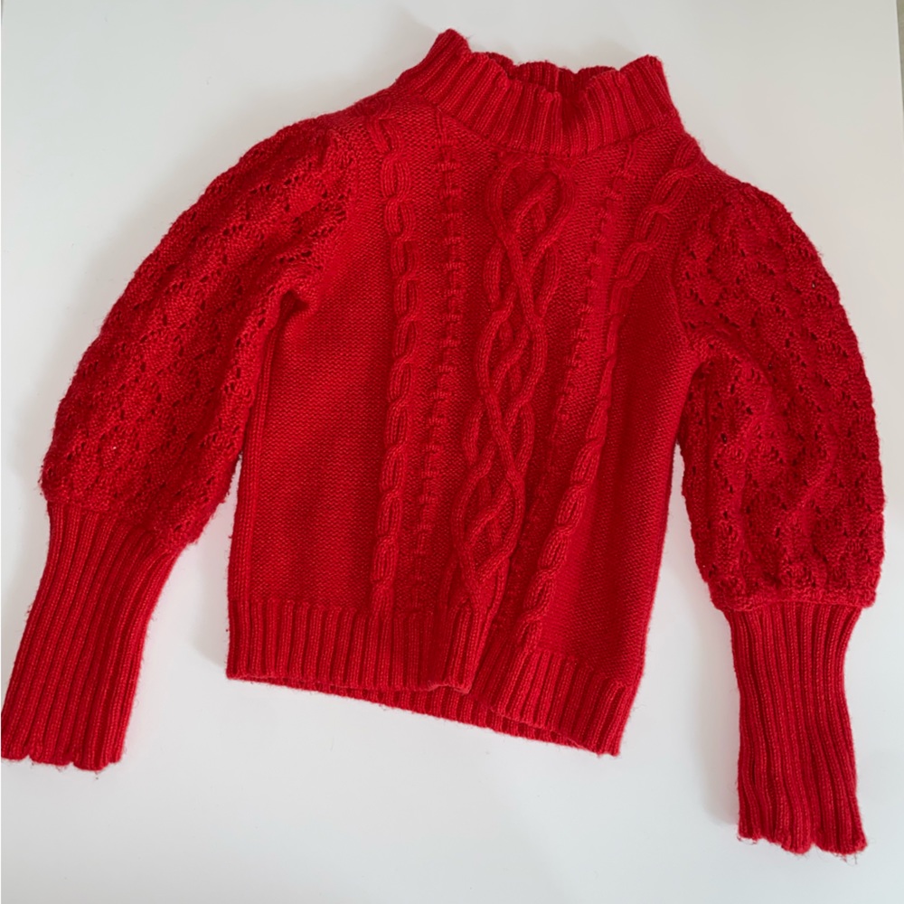 Janie and Jack Cable Knit Sweater - USED ONLY ONCE⭐️⭐️⭐️⭐️⭐️⭐️